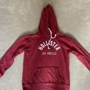 red hollister hoodie